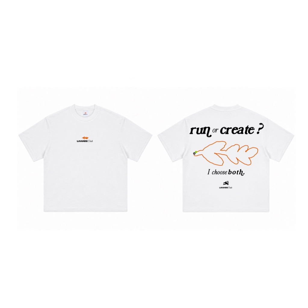 T-shirt « Run or create ? »