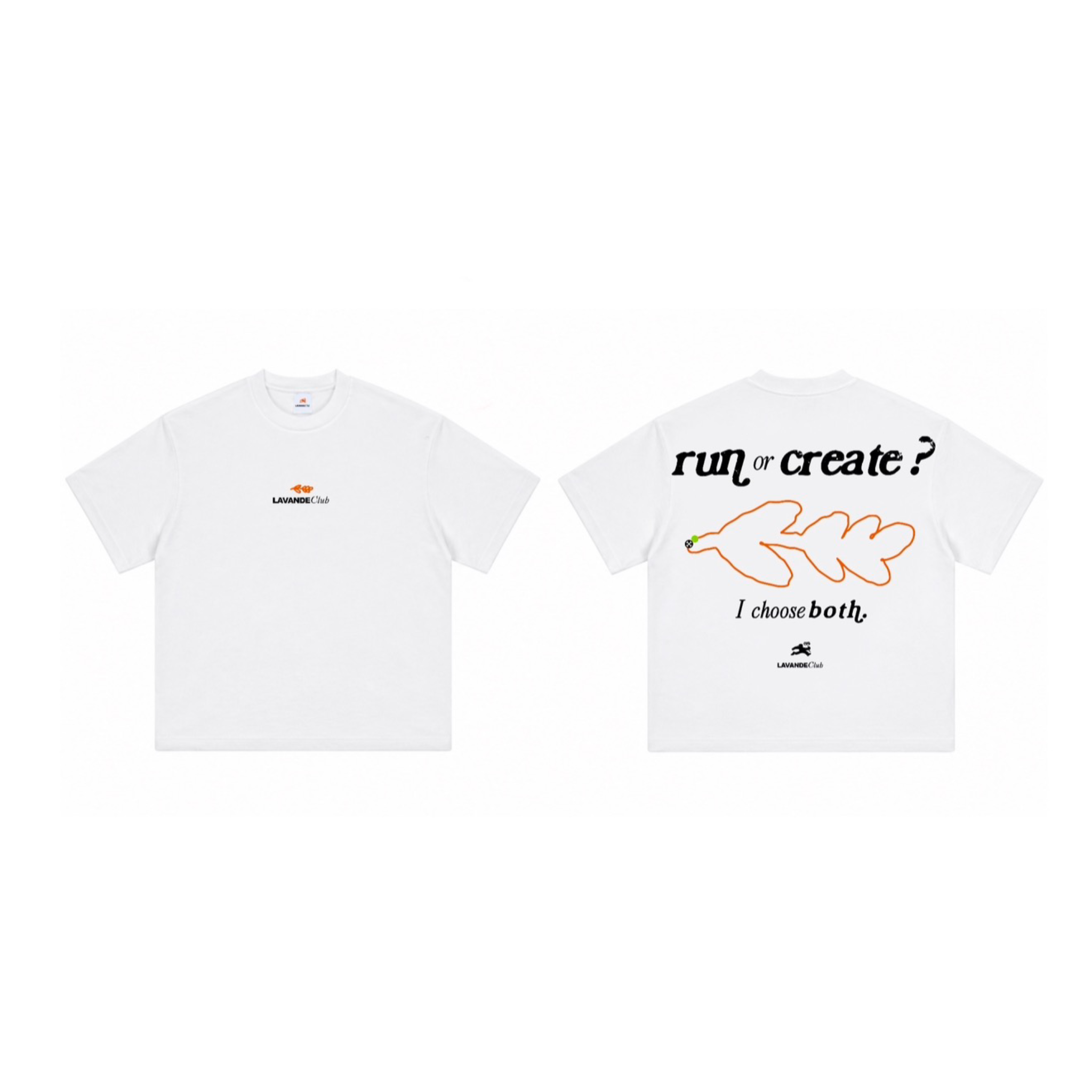 T-shirt « Run or create ? »