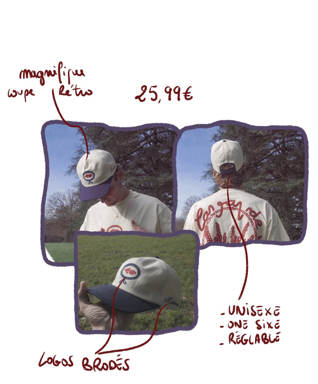 Casquette Cueillir